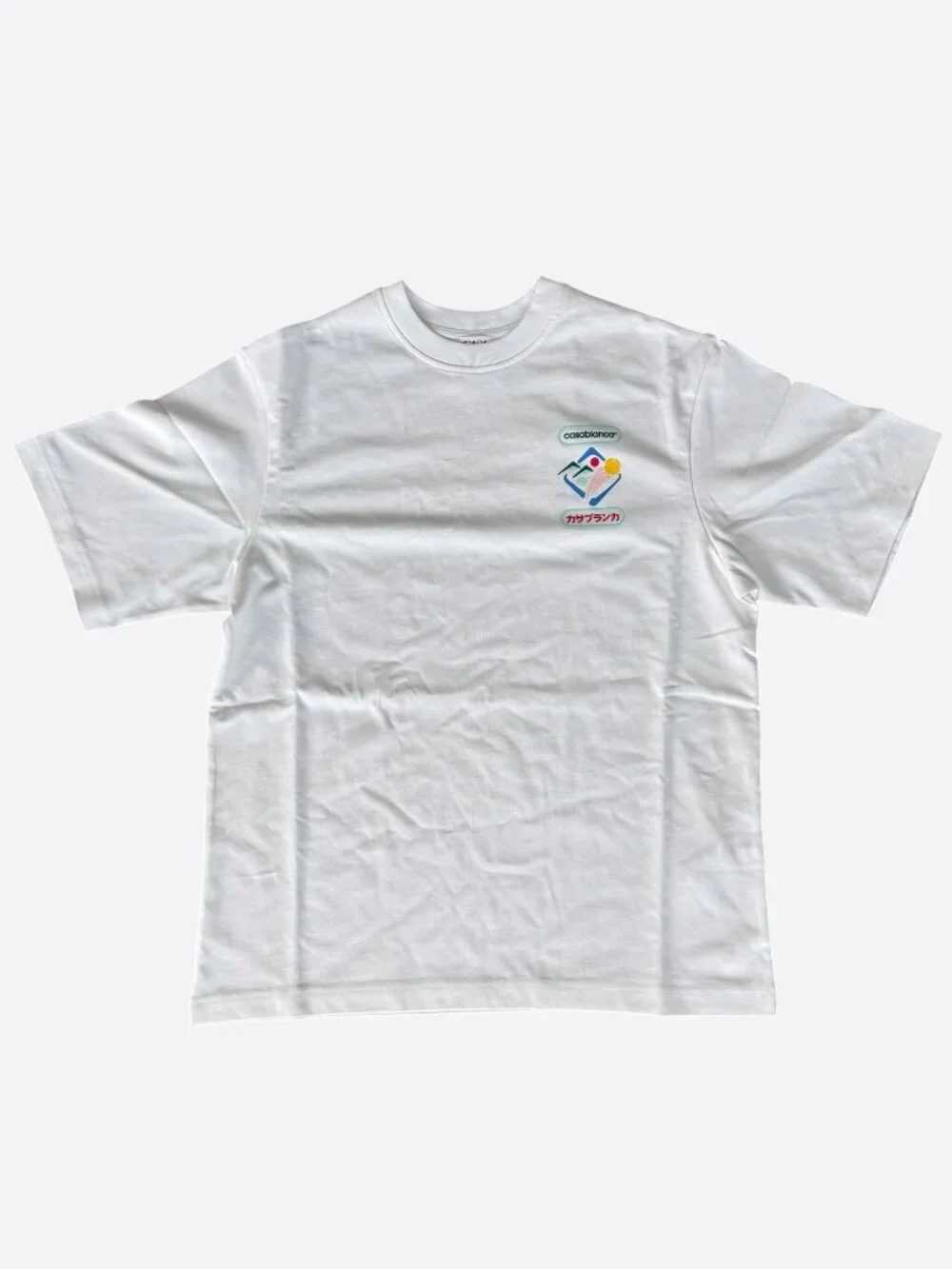 Casablanca White & Multicolor Montagne Sportif Logo T-Shirt